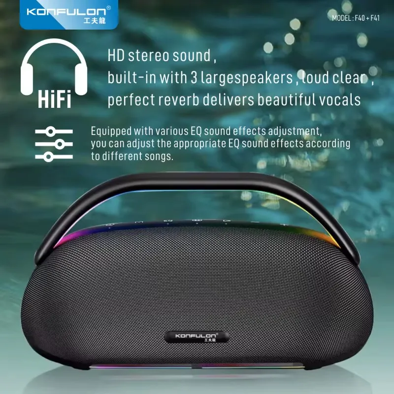Bluetooth zvucnik KONFULON F41 300W baterija 30000mAh