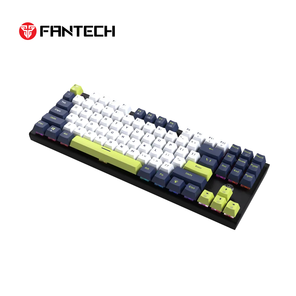 Tastatura Mehanicka Gaming Fantech MK877S RGB Atom 87S Mori bela (taro switch)