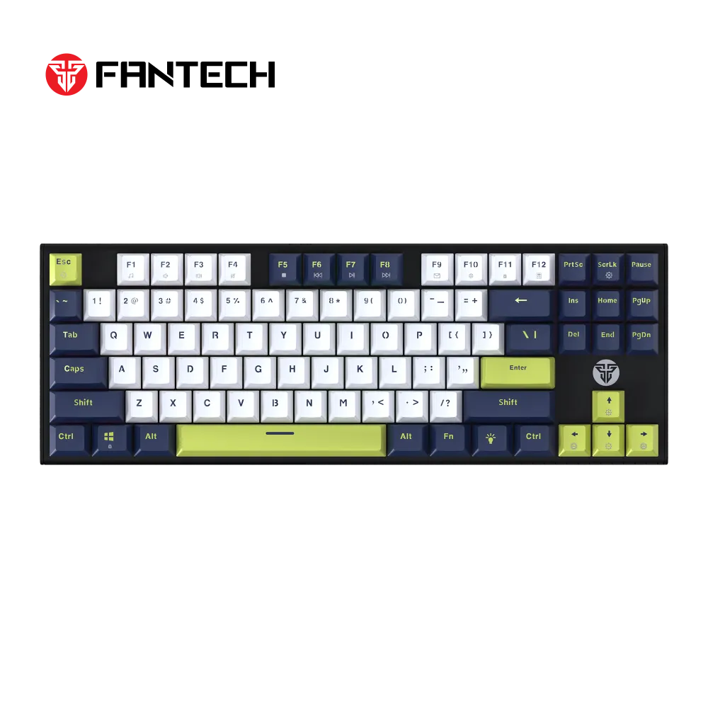 Tastatura Mehanicka Gaming Fantech MK877S RGB Atom 87S Mori bela (taro switch)