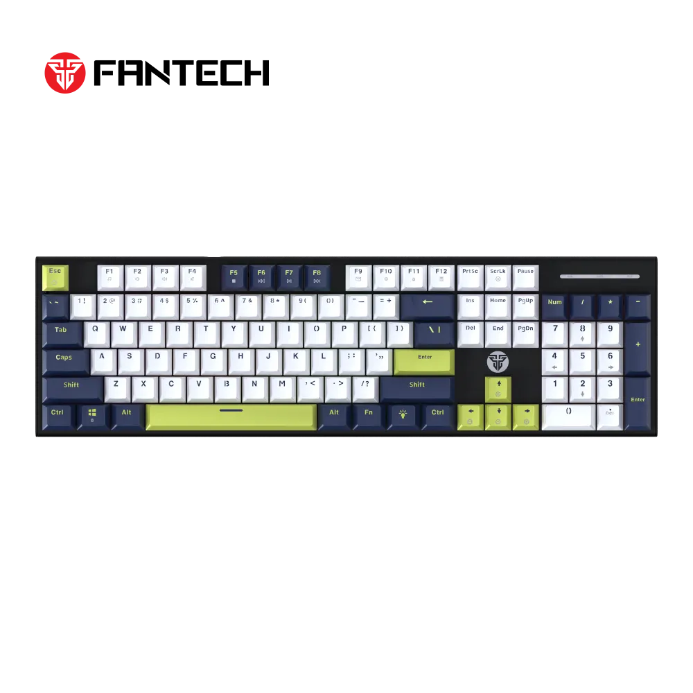 Tastatura Mehanicka Gaming Fantech MK878S RGB Atom 104S Mori bela (Rosie switch)
