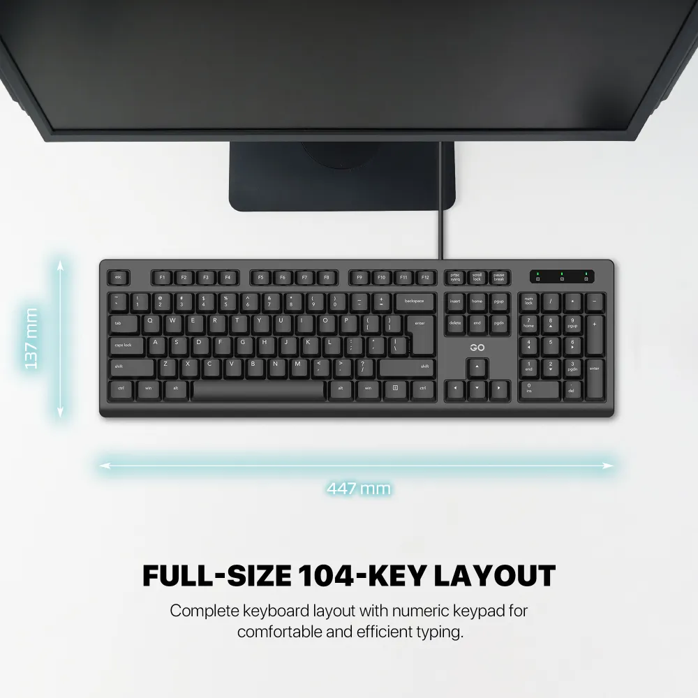 Combo mis i tastatura Fantech GO KM-101 crni