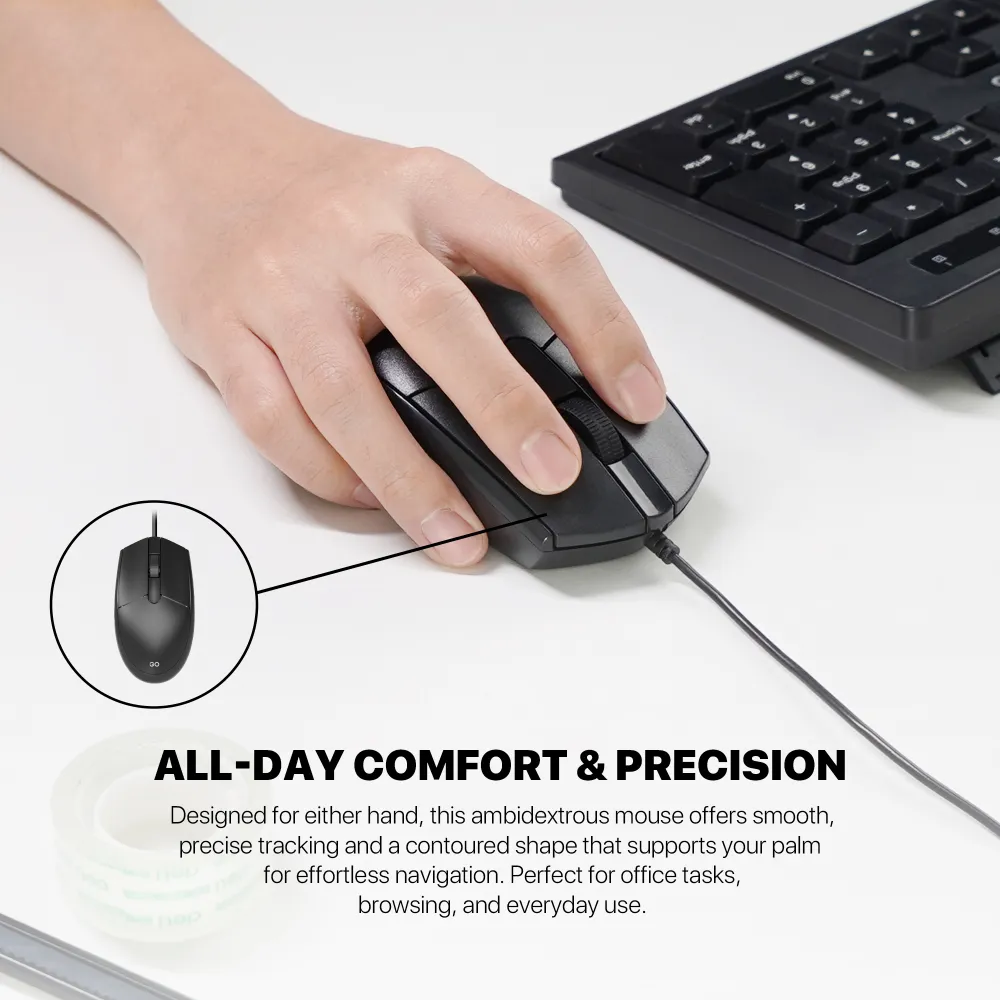 Combo mis i tastatura Fantech GO KM-101 crni