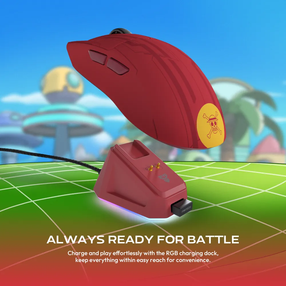 Mis Wireless Gaming Fantech WG13E Tanto E ONE PIECE - LUFFY
