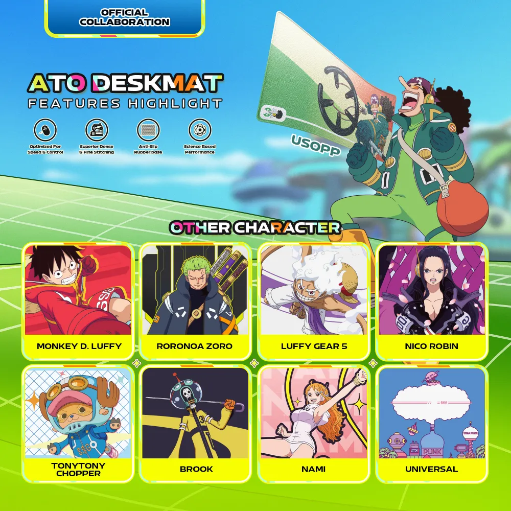 Podloga za mis Fantech Deskmat MP905 OP Ato ONE PIECE - USOPP