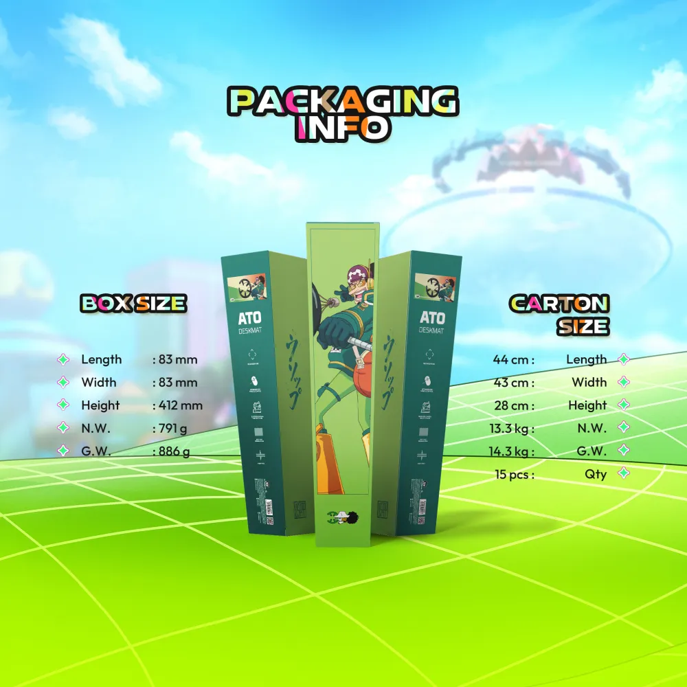 Podloga za mis Fantech Deskmat MP905 OP Ato ONE PIECE - USOPP