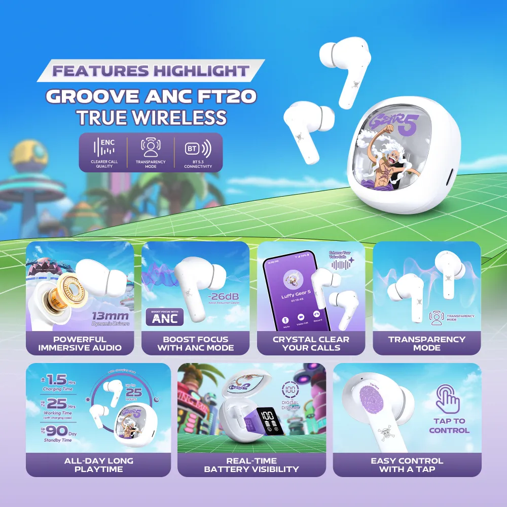 Slusalice Wireless Fantech  FT20 OP Groove ANC ONE PIECE - GEAR5