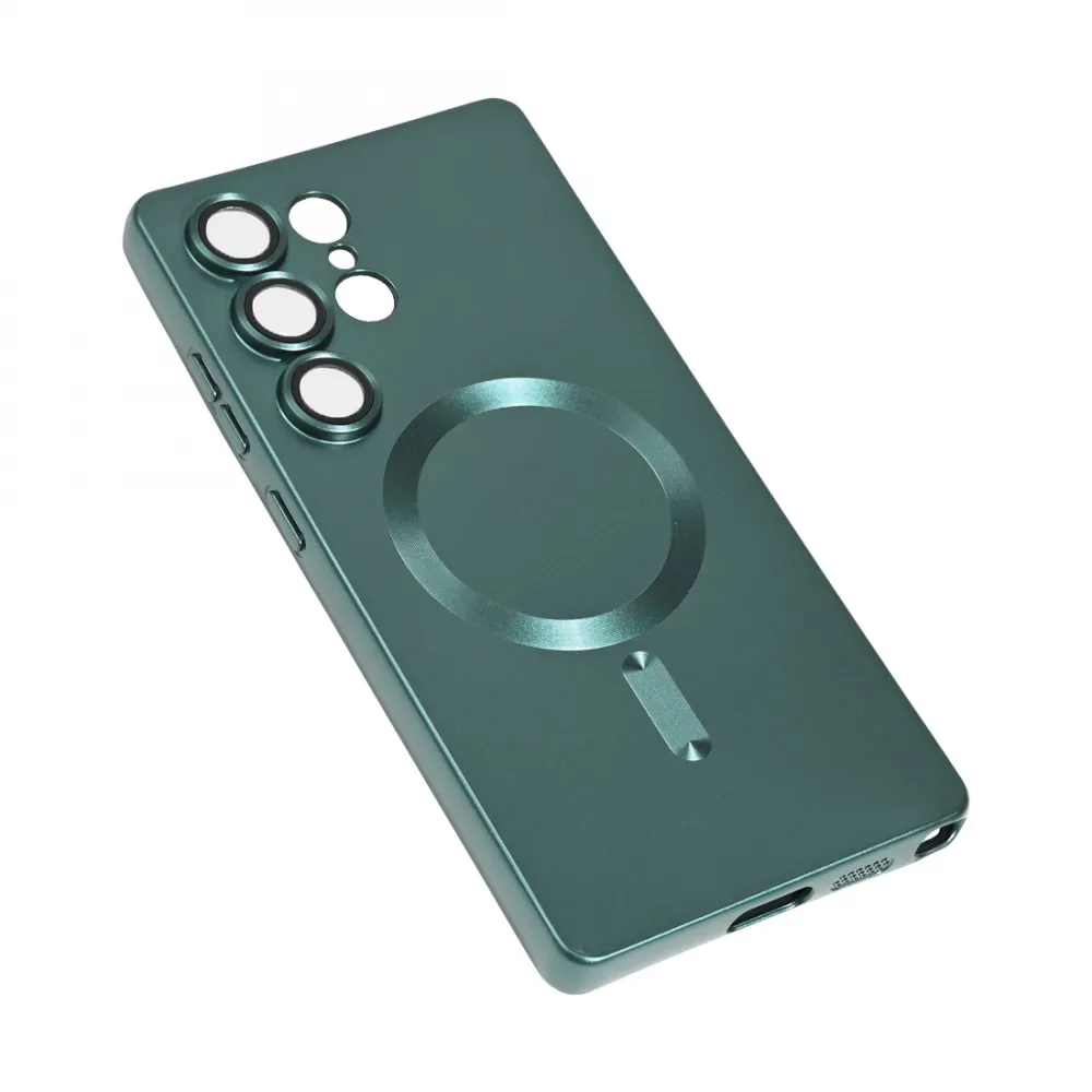 Maska Magsafe Chrome za Samsung S938B Galaxy S25 Ultra sivo plava