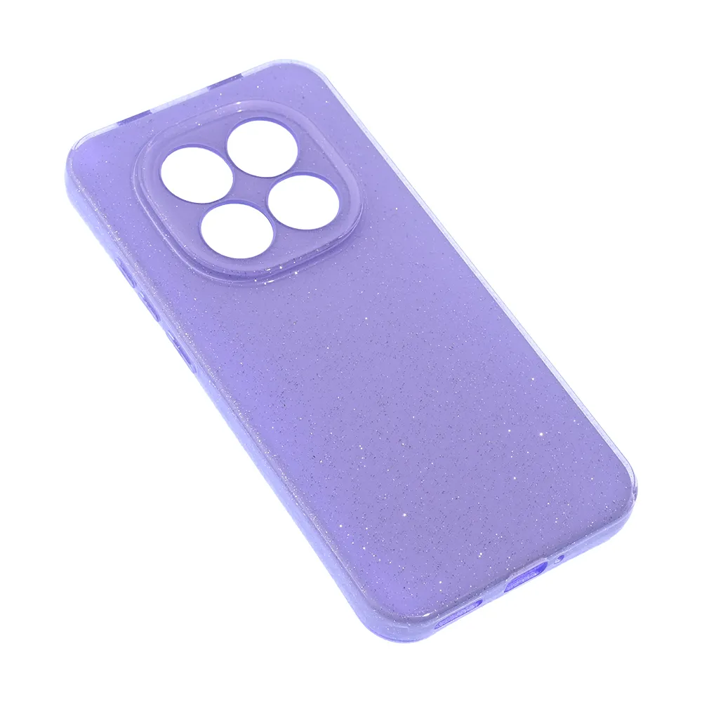 Maska Sparkle Dust za Xiaomi Redmi Note 15 Pro 5G ljubicasta