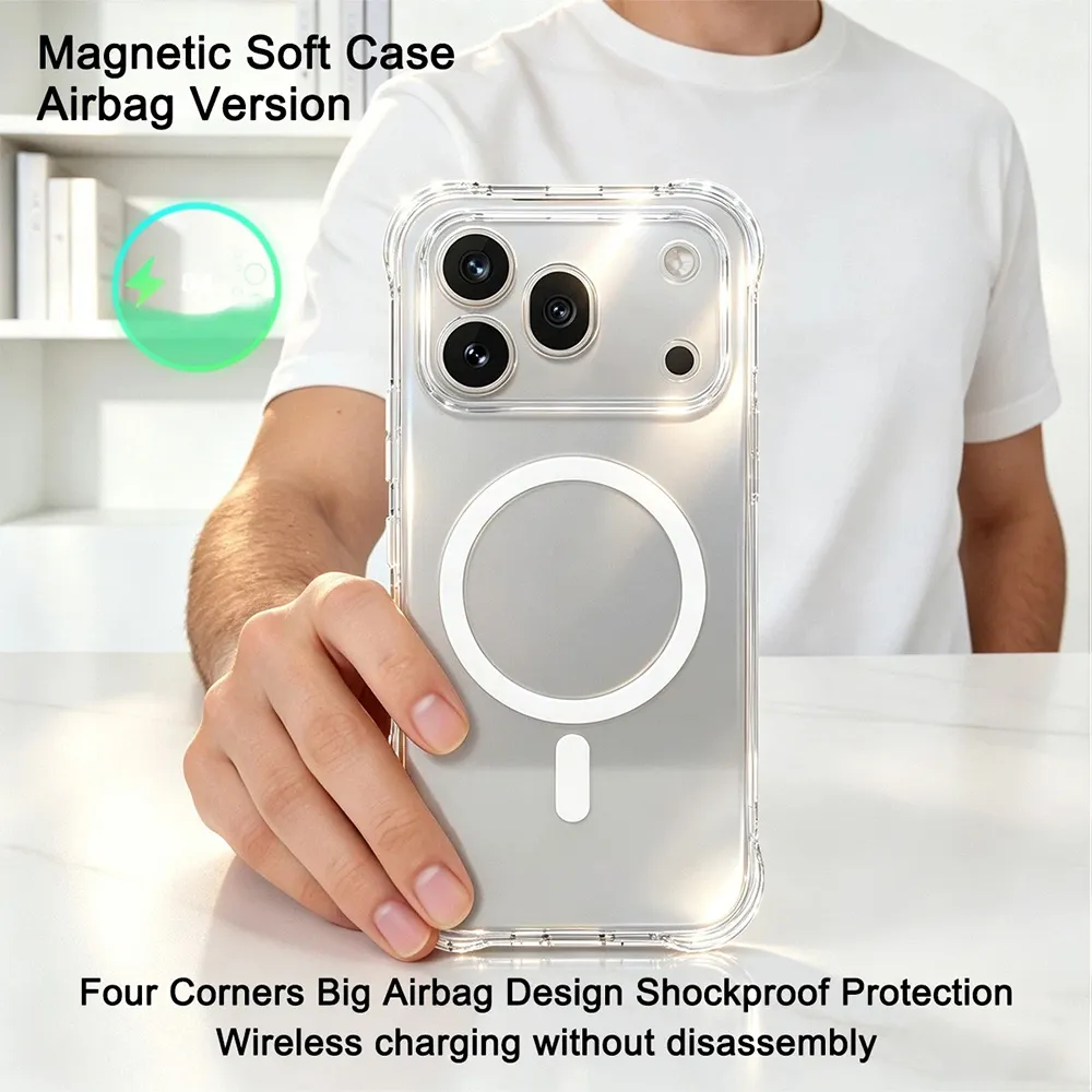 Maska Magsafe Ice Cube za Honor 600 Pro transparent