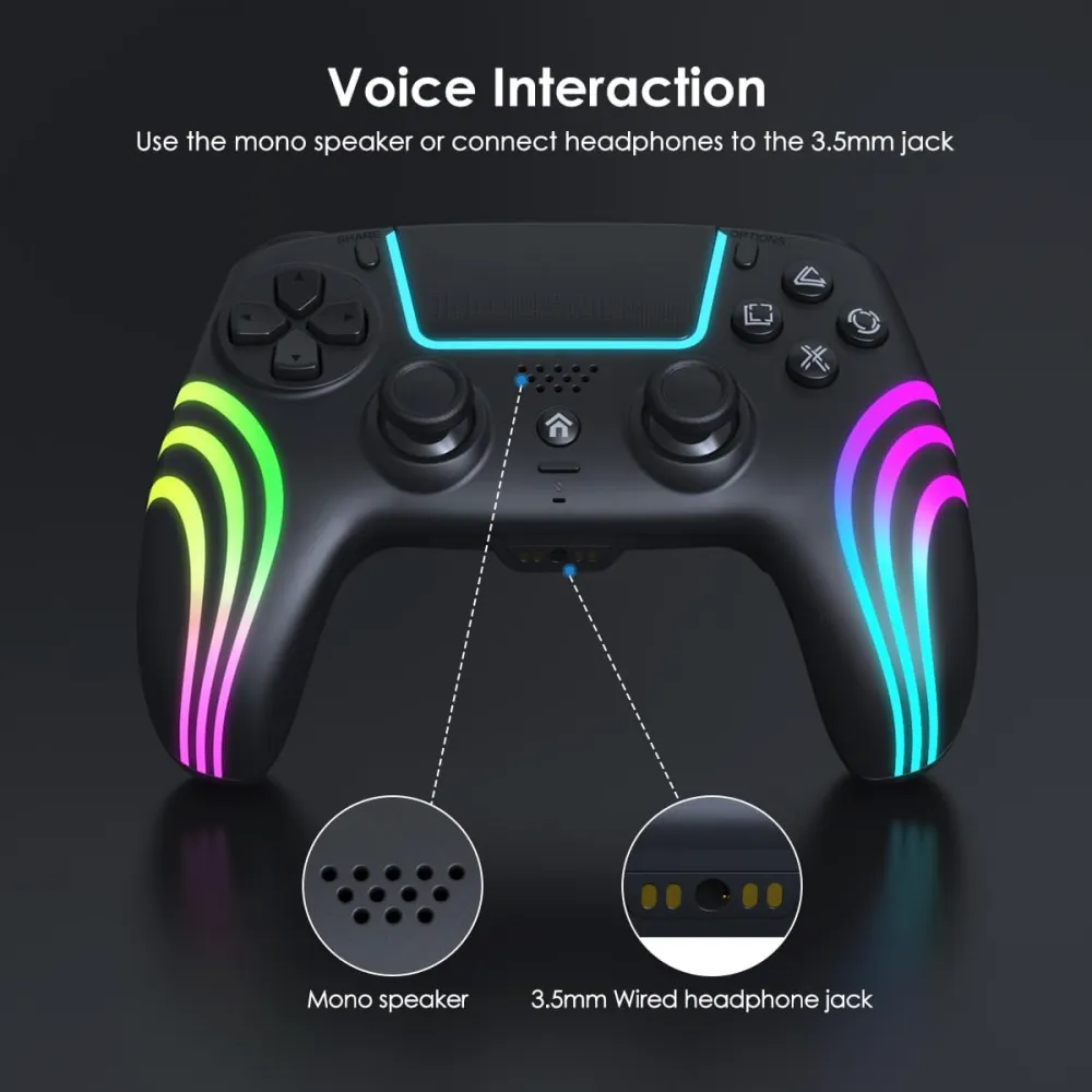 Joypad Elite Wireless za PS5 crni RGB