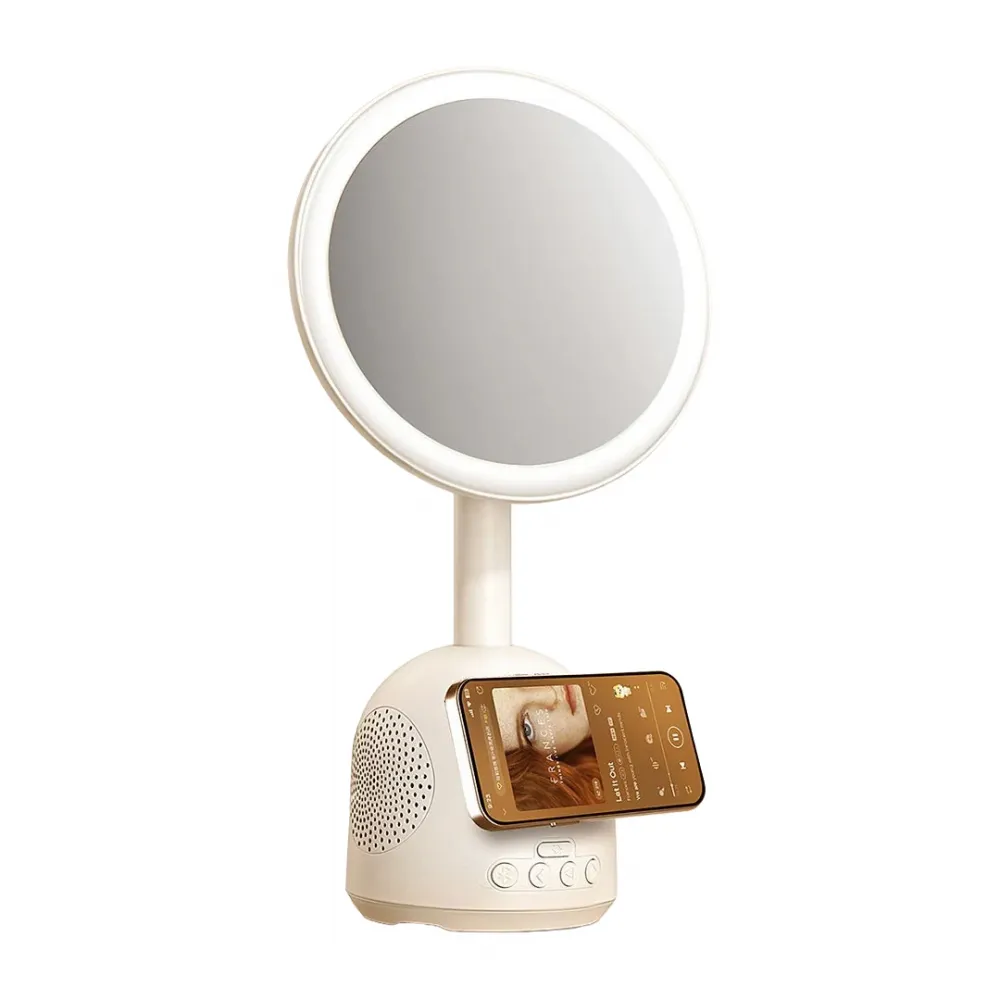 Makeup ogledalo+Bluetooth zvucnik+Wireless Charger REMAX RT-E210