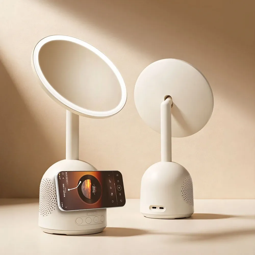 Makeup ogledalo+Bluetooth zvucnik+Wireless Charger REMAX RT-E210