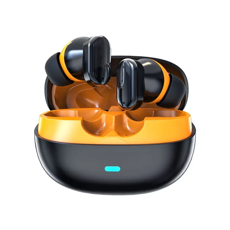 Bluetooth slusalice Airpods T-phox Y600 crno narandzaste HQ