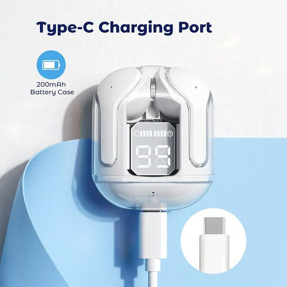 Bluetooth slusalice Airpods T-phox Ultrapods Max zelene HQ