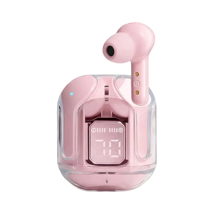 Bluetooth slusalice Airpods T-phox Ultrapods Max pink HQ