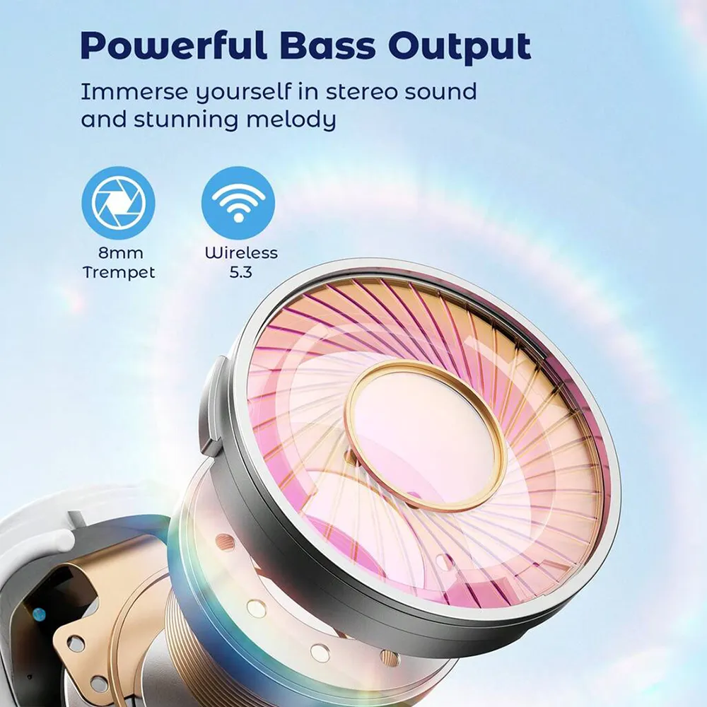Bluetooth slusalice Airpods T-phox Ultrapods Max crne HQ