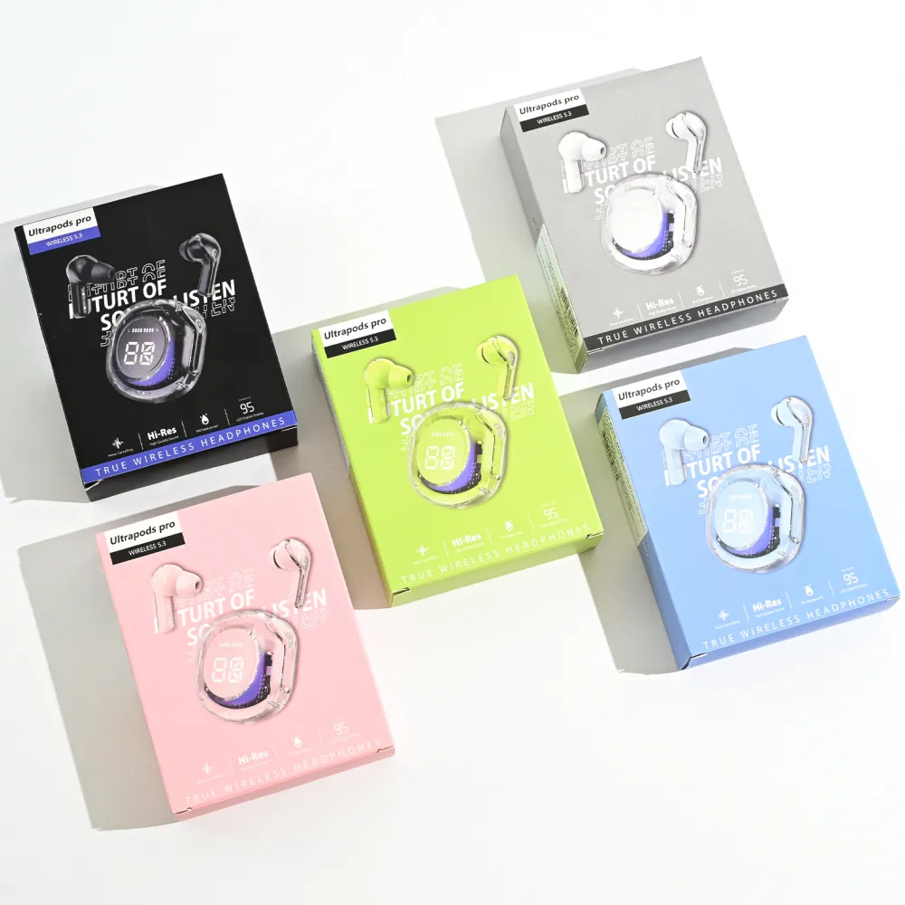 Bluetooth slusalice Airpods T-phox Ultrapods Pro pink HQ