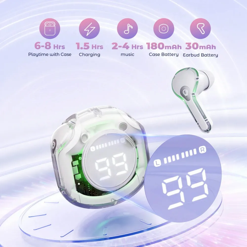 Bluetooth slusalice Airpods T-phox Ultrapods Pro plave HQ