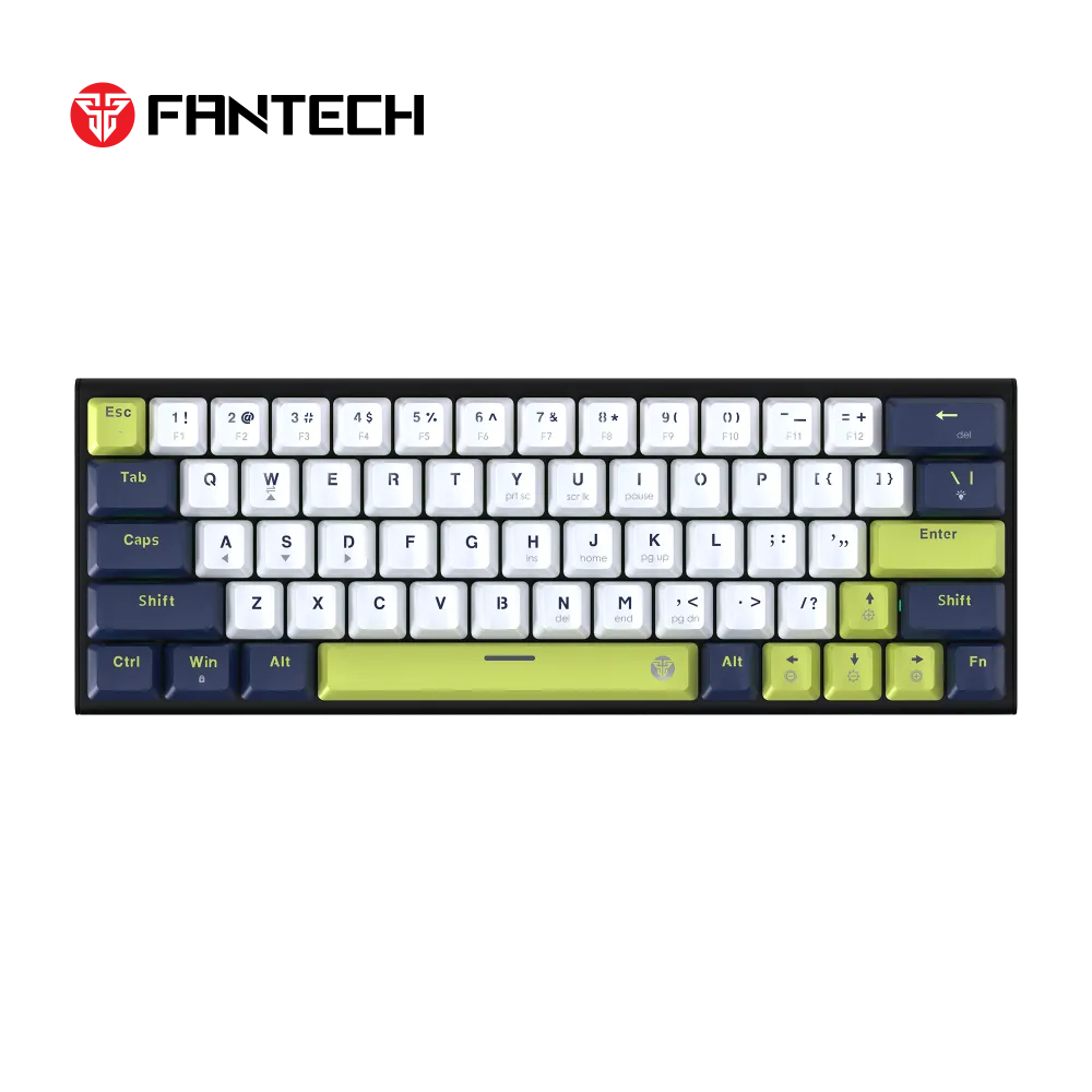 Tastatura Mehanicka Gaming Fantech MK874V2 RGB Atom 63 Mori White (rosie switch)