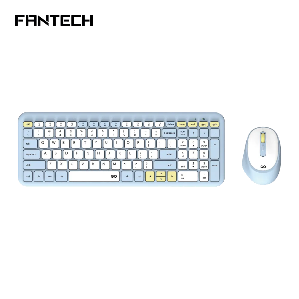 Combo mis tastatura wireless Fantech WK-901 GO plavi