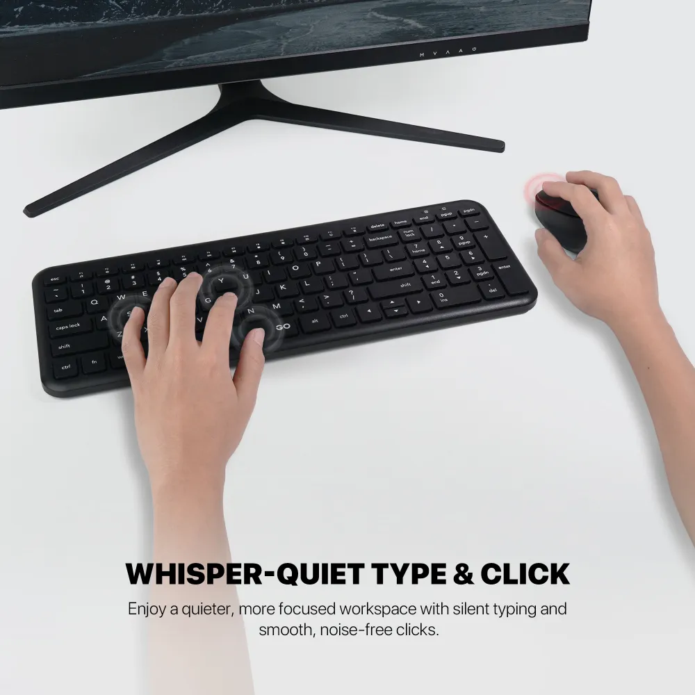 Combo mis tastatura wireless Fantech WK-901 GO plavi
