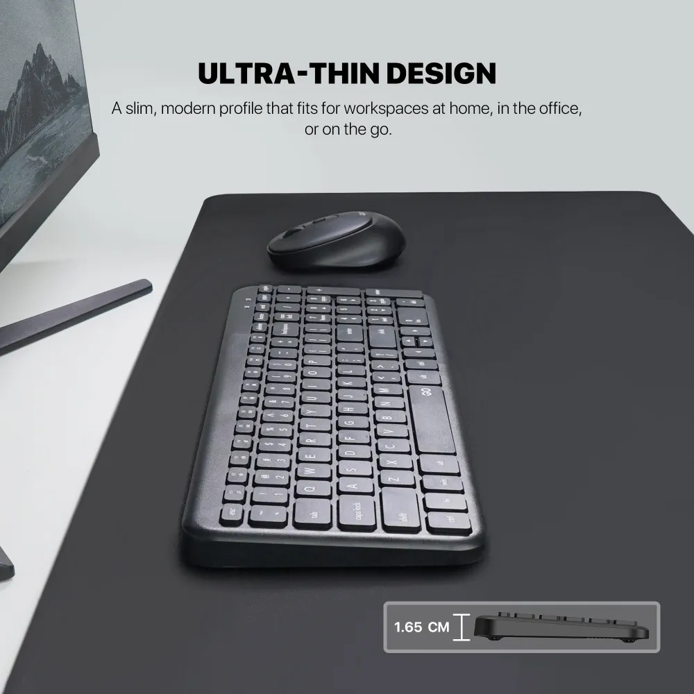 Combo mis tastatura wireless Fantech WK-901 GO plavi