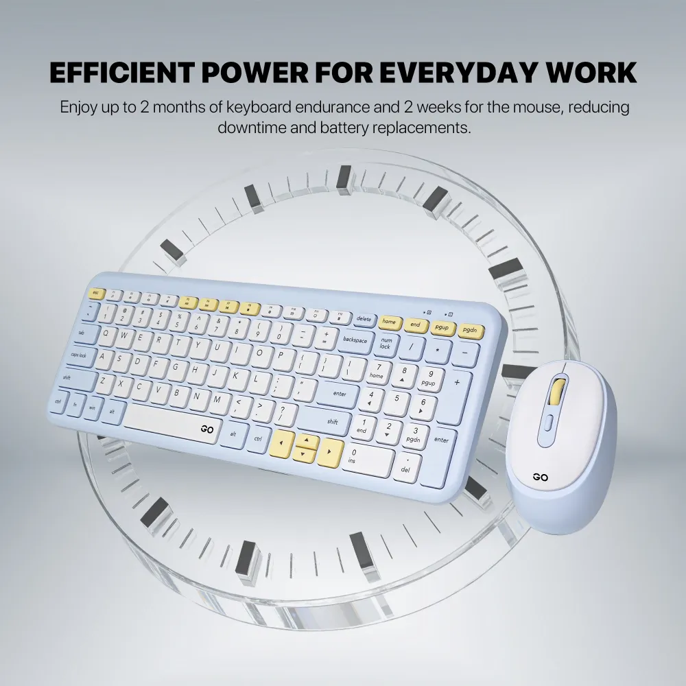 Combo mis tastatura wireless Fantech WK-901 GO plavi