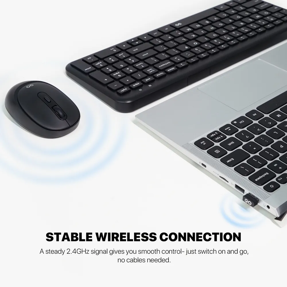 Combo mis tastatura wireless Fantech WK-901 GO plavi