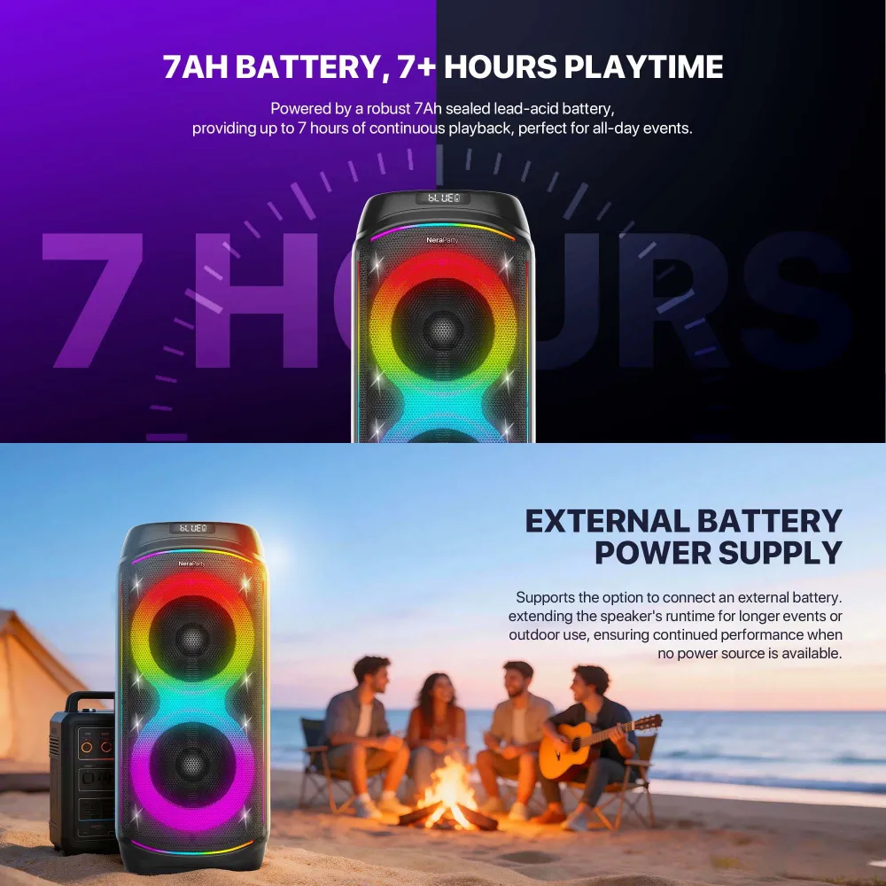 Bluetooth zvucnik Fantech NP02 NeraParty crni