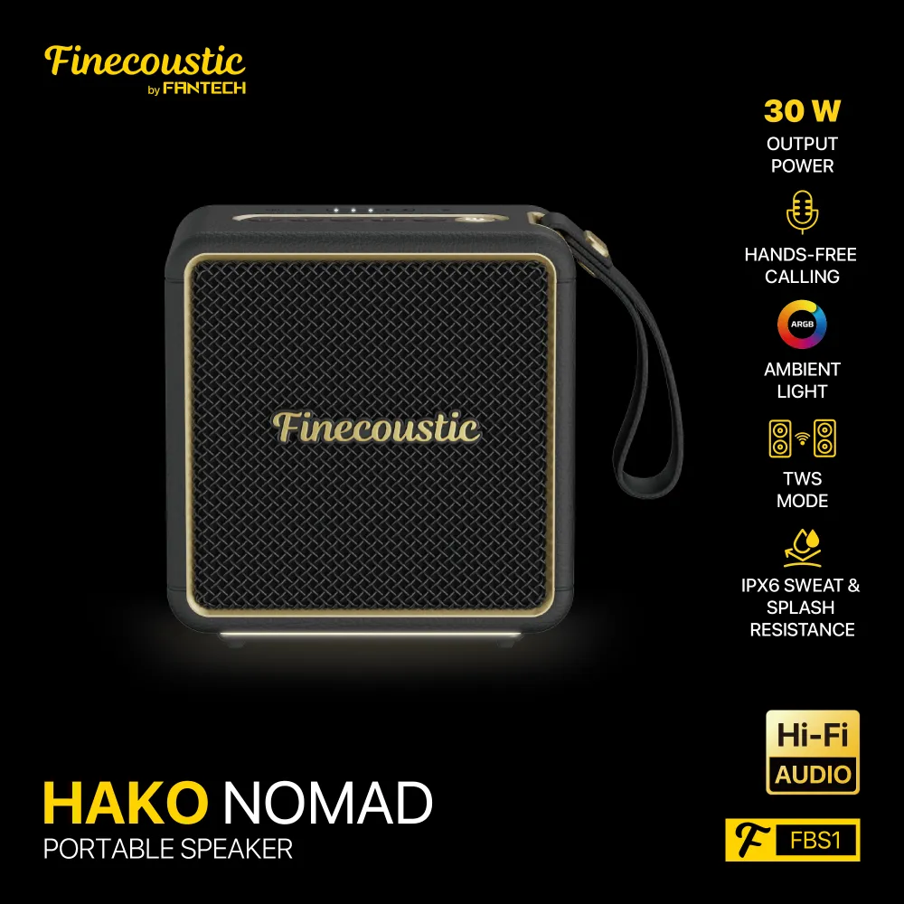Bluetooth zvucnik Fantech FBS1 Hako Nomad crni
