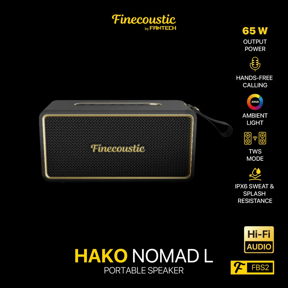 Bluetooth zvucnik Fantech FBS2 Hako Nomad crni