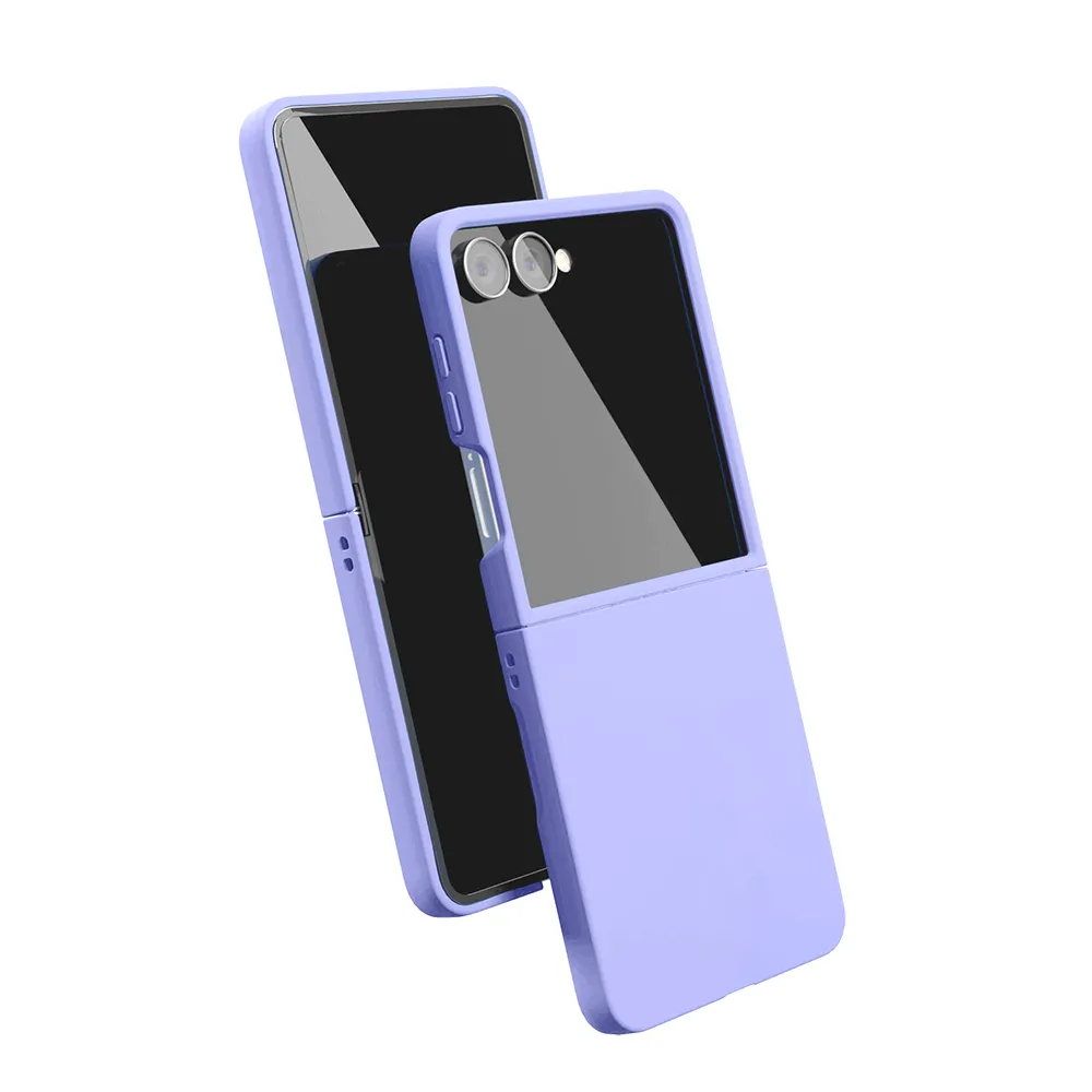 Maska Elegant Fold za Samsung F761B Galaxy Z Flip 8 ljubicasta