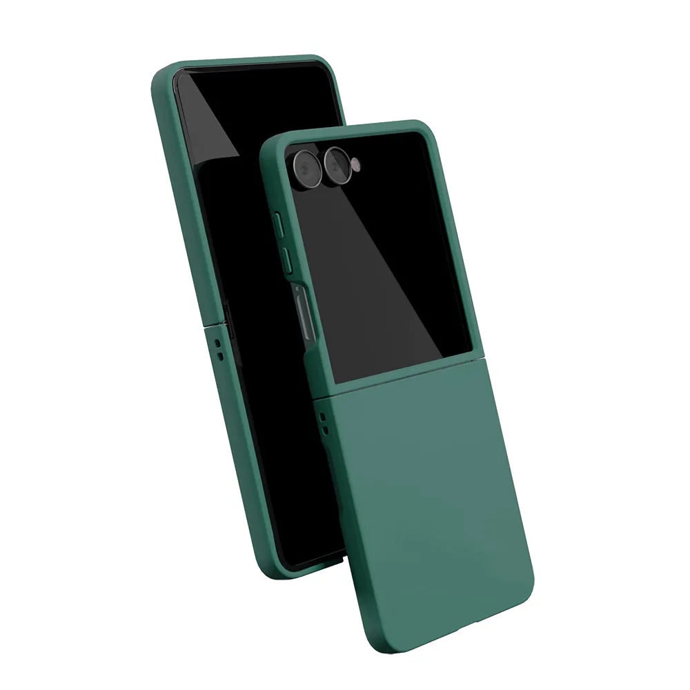 Maska Elegant Fold za Samsung F761B Galaxy Z Flip 8 zelena