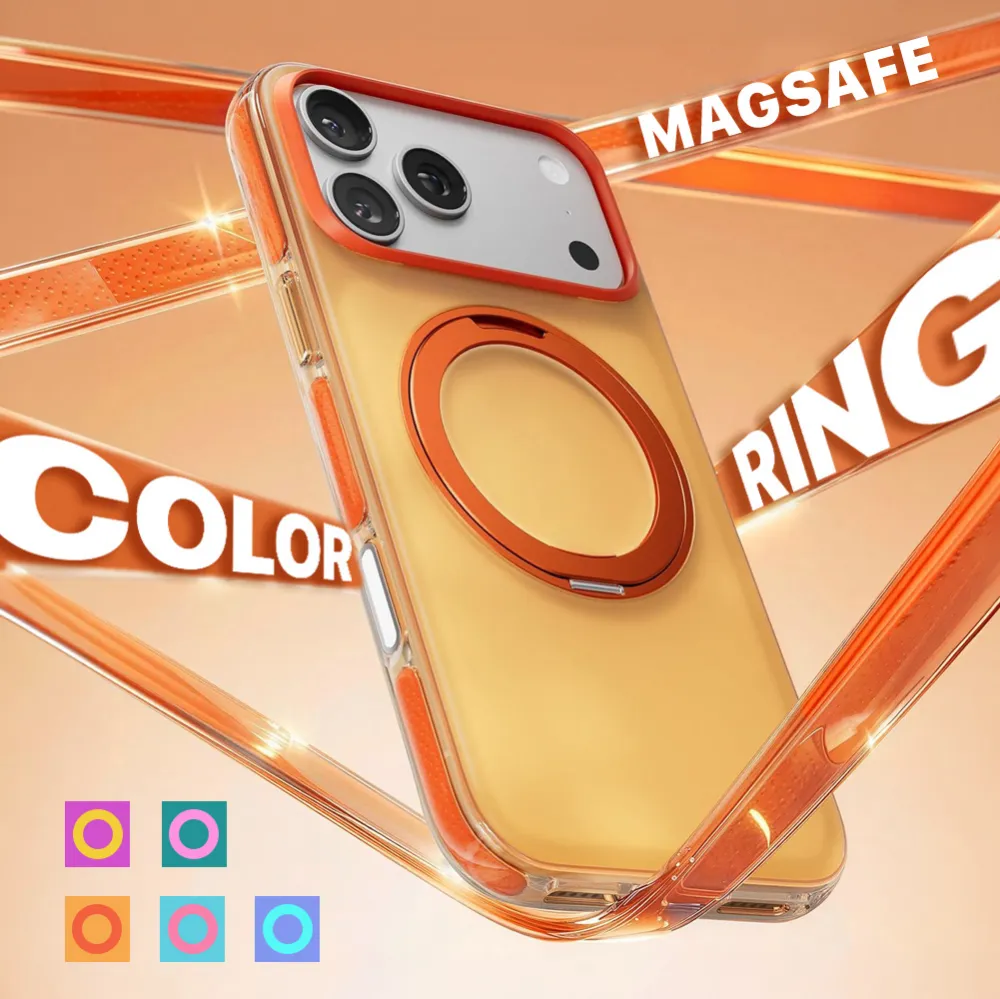 Maska Magsafe Color Ring za iPhone 17 Pro 6.3 svetlo plava