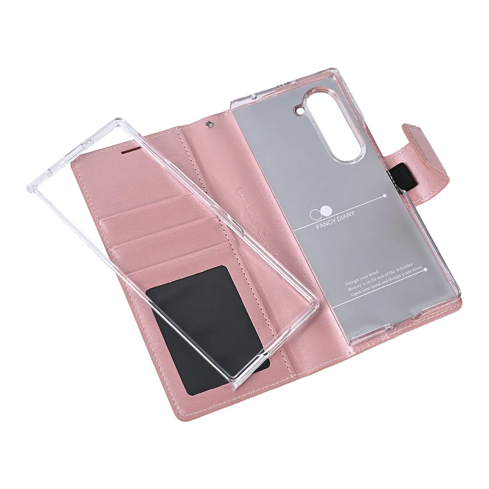 Maska Hanman Canvas ORG za Samsung F976B Galaxy Z Fold 8 Ultra roze
