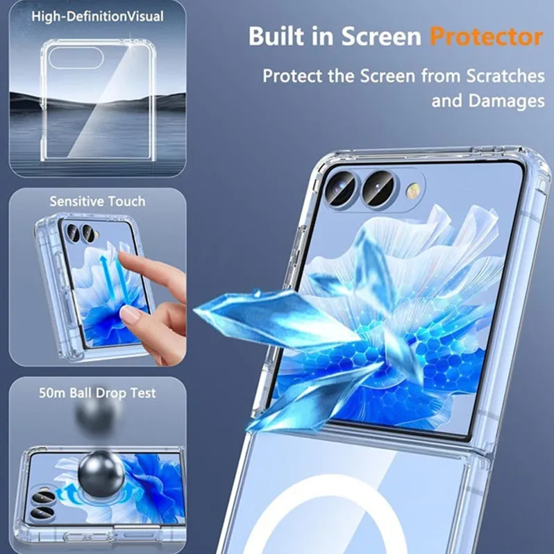 Maska Magsafe za Samsung F761B Galaxy Z Flip 8 transparent