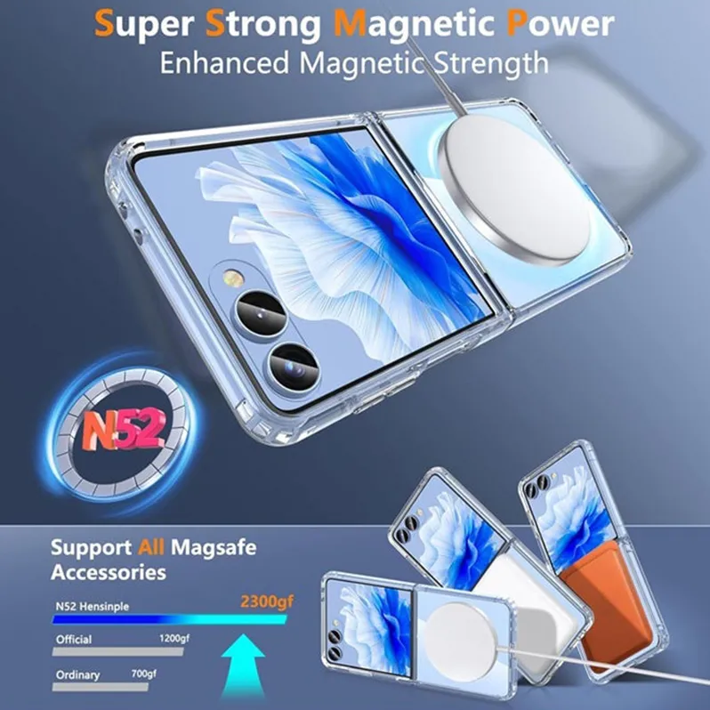 Maska Magsafe za Samsung F761B Galaxy Z Flip 8 transparent