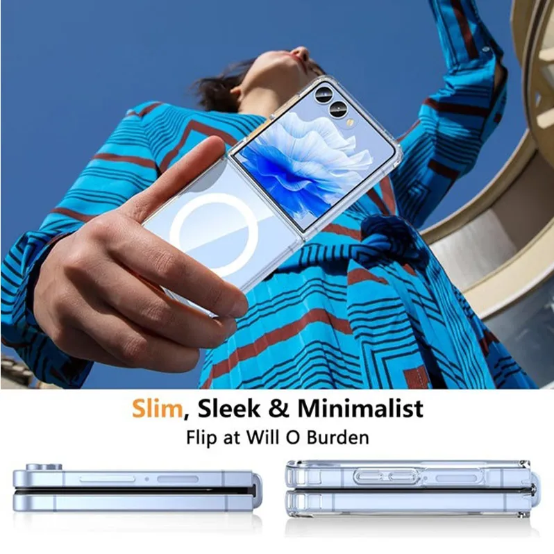Maska Magsafe za Samsung F761B Galaxy Z Flip 8 transparent