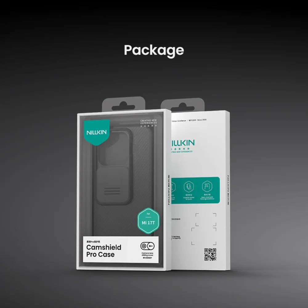 Maska Nillkin CamShield Pro za Xiaomi 17T crna