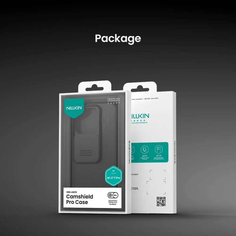 Maska Nillkin CamShield Pro za Xiaomi 17T Pro crna