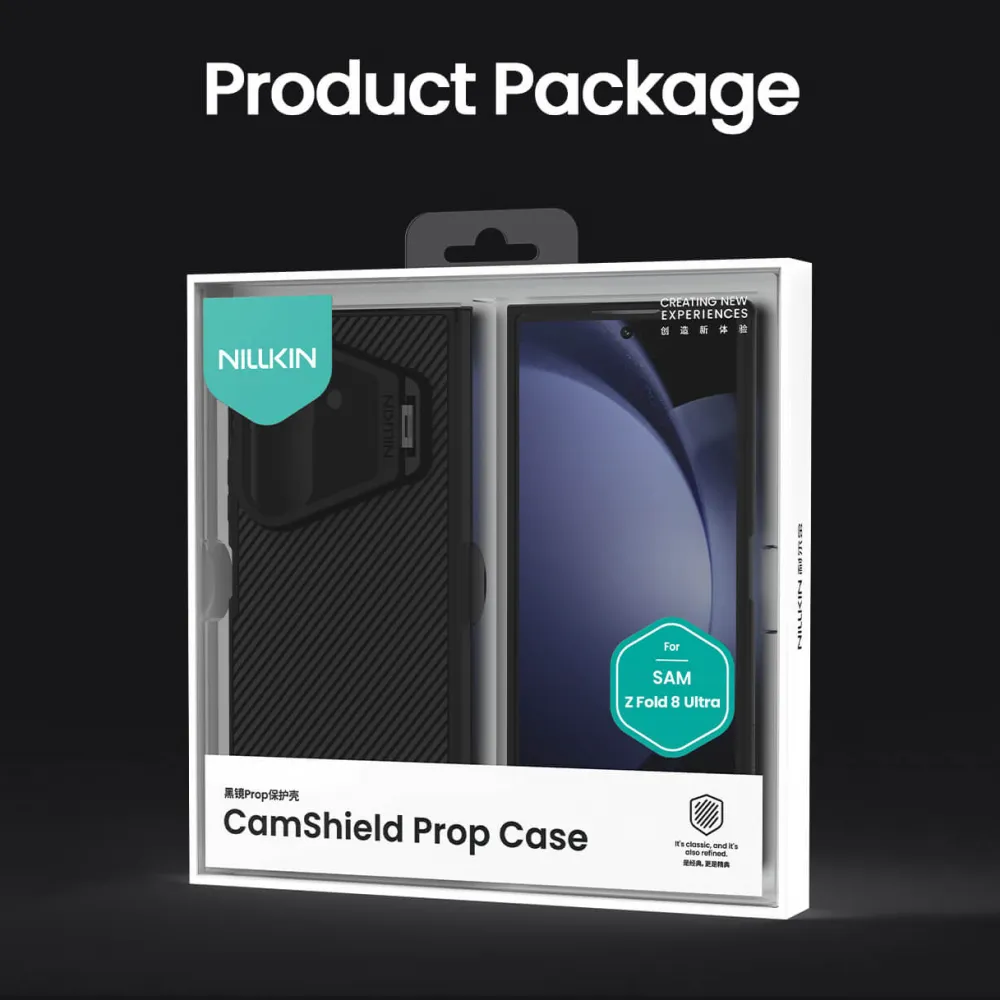 Maska Nillkin CamShield Prop Magnetic za Samsung F976B Galaxy Z Fold 8 Ultra crna
