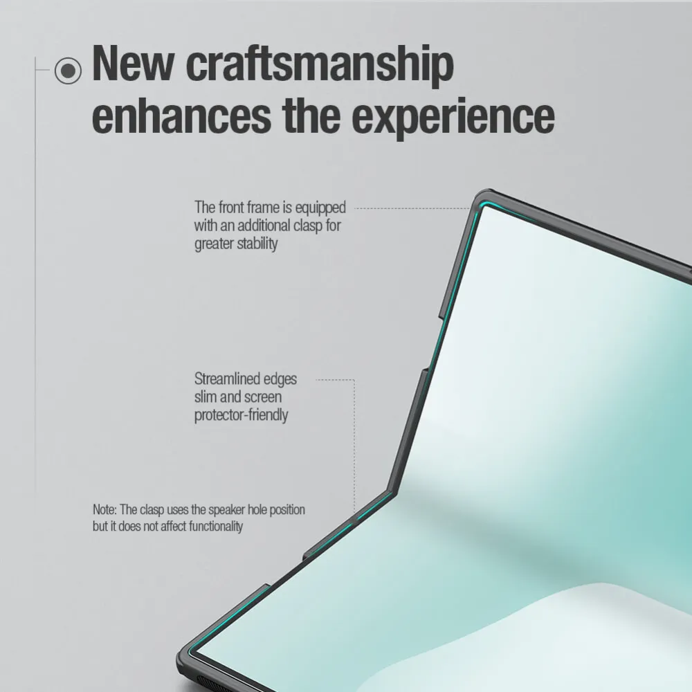 Maska Nillkin Scrub Fold Magnetic za Samsung F971B Galaxy Z Fold 8 crna