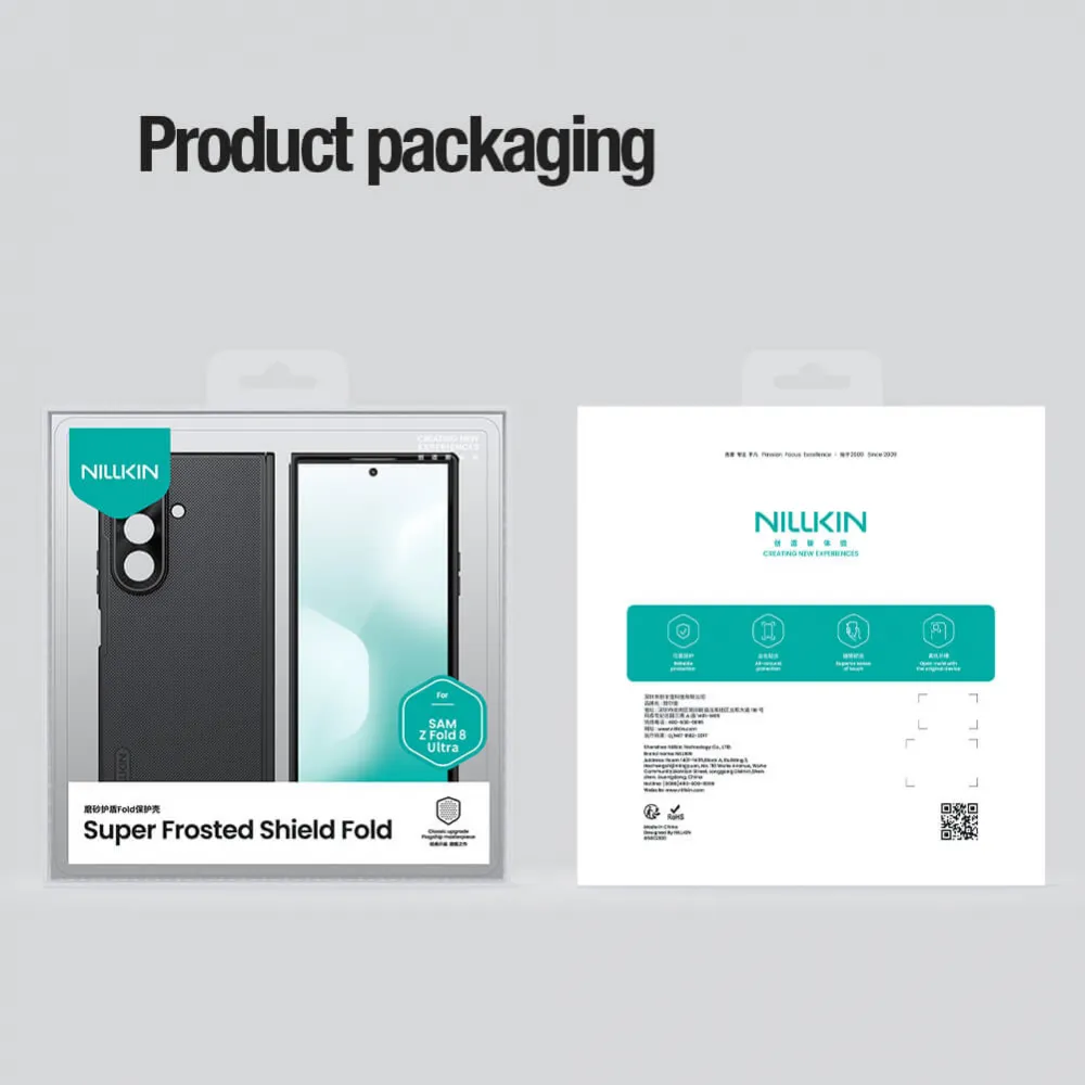 Maska Nillkin Scrub Fold Magnetic za Samsung F976B Galaxy Z Fold 8 Ultra crna