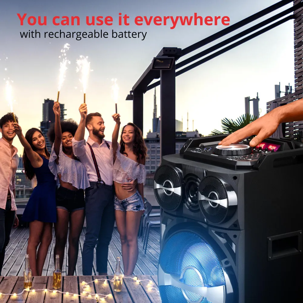 Bluetooth zvucnik AKAI DJ-222 Trolley