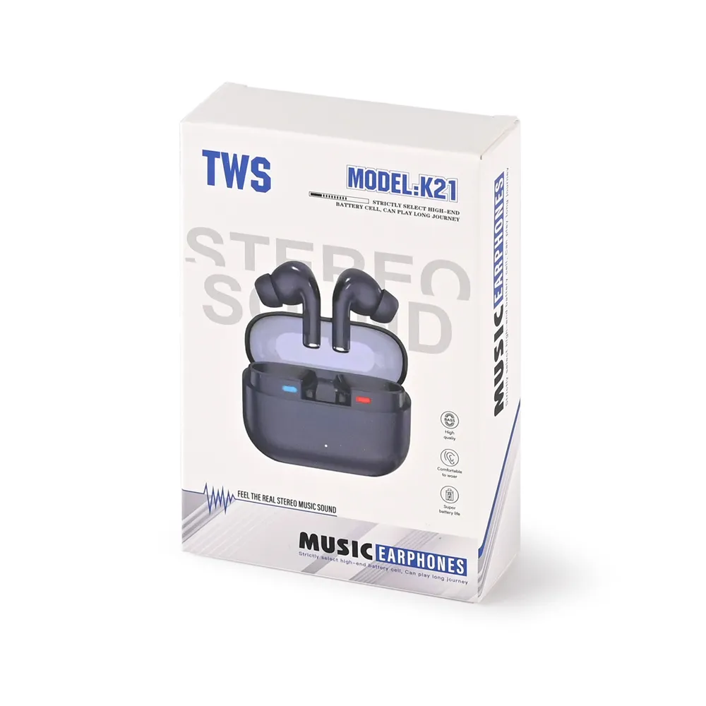Bluetooth slusalice Airpods T-phox K21 plave HQ