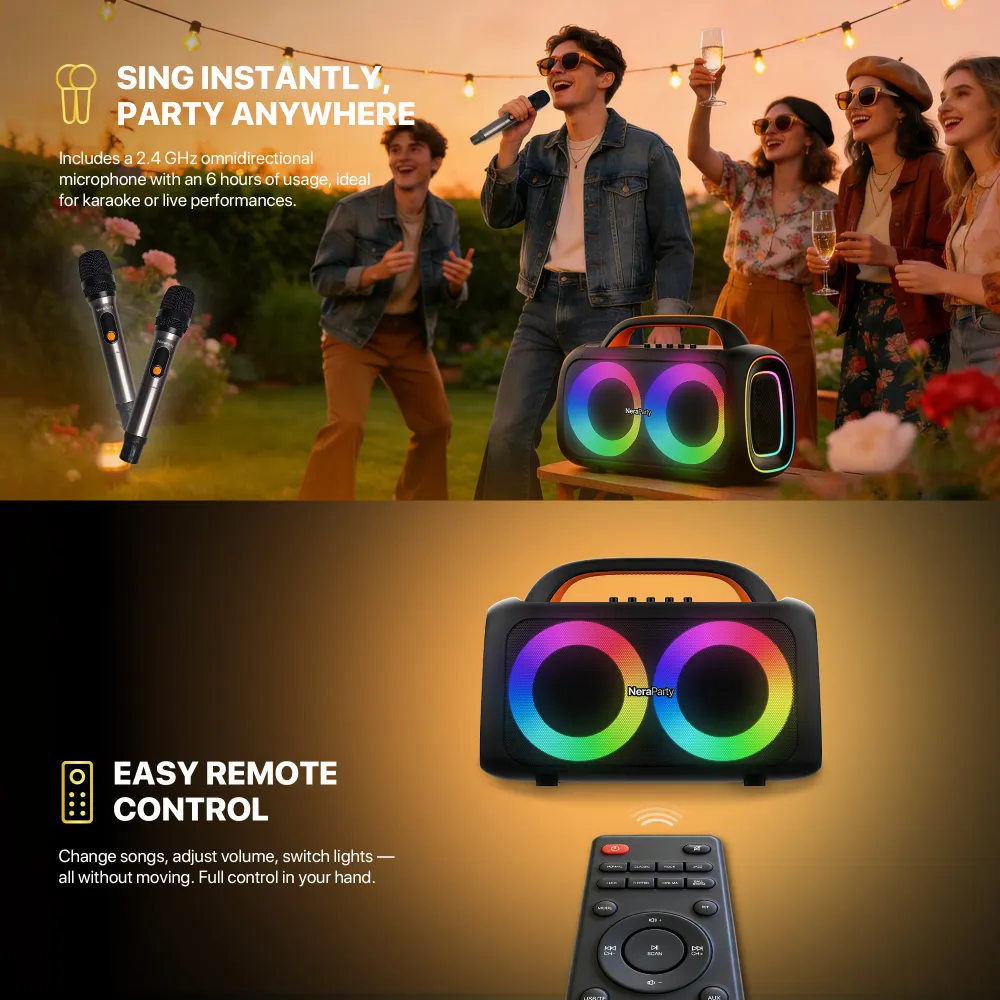Bluetooth zvucnik Fantech NP01 NeraParty crni