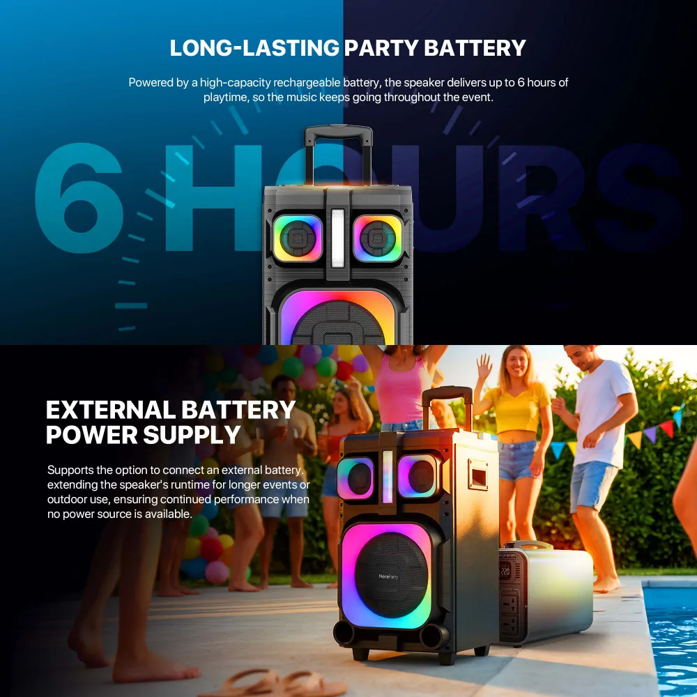 Bluetooth zvucnik Fantech NP03 NeraParty crni
