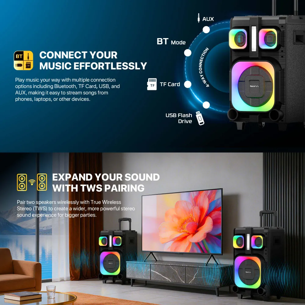 Bluetooth zvucnik Fantech NP03 NeraParty crni