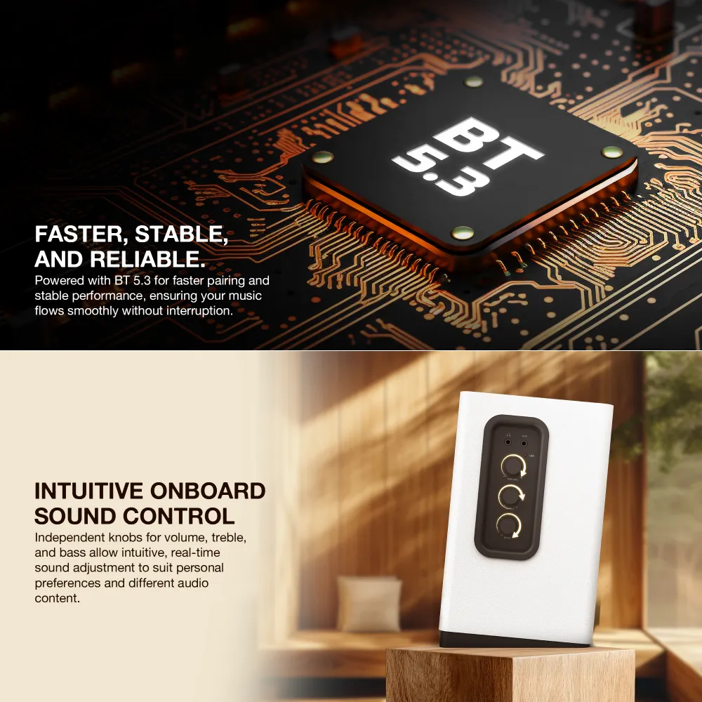 Bluetooth zvucnik Fantech FBB302 Hako Studio beli