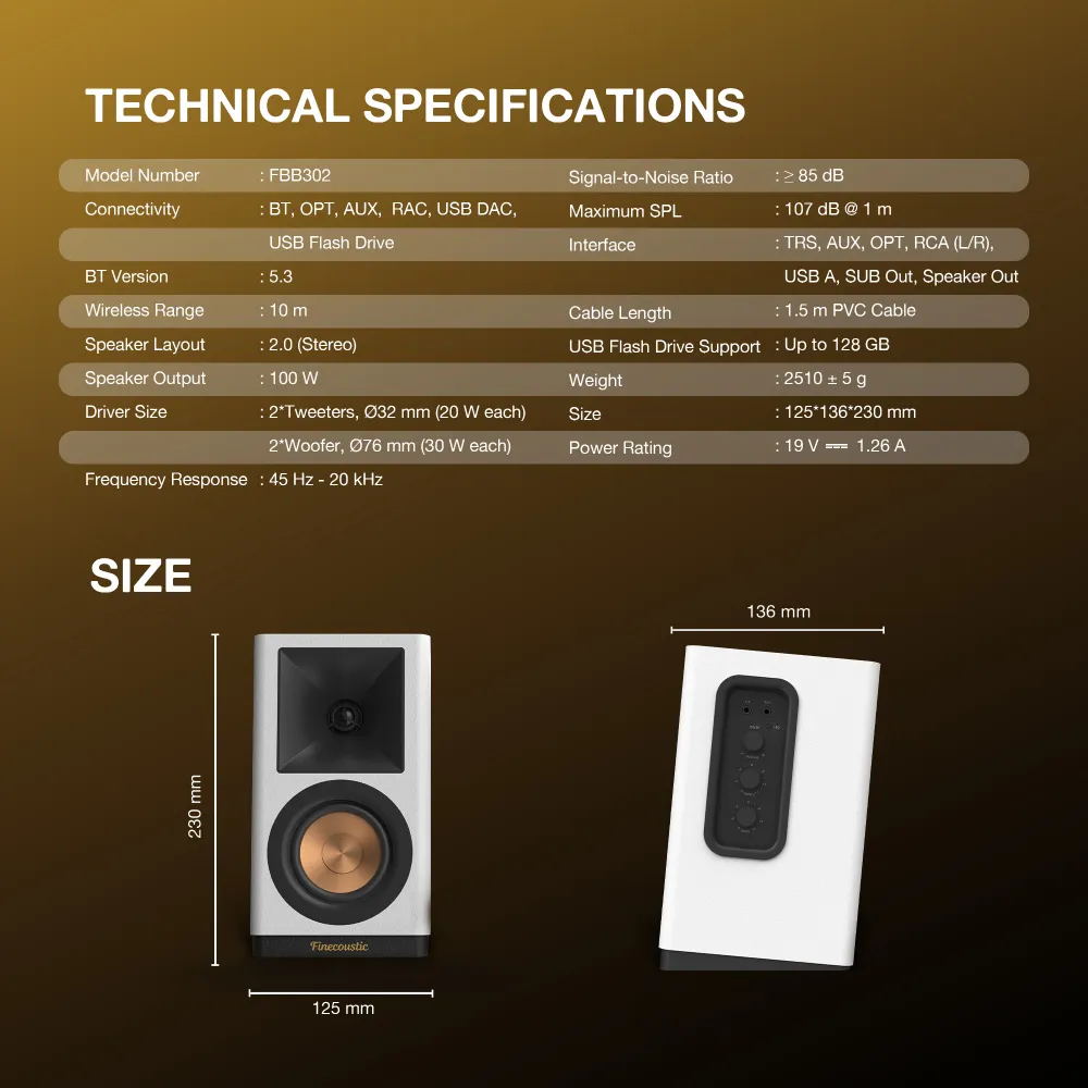 Bluetooth zvucnik Fantech FBB302 Hako Studio beli